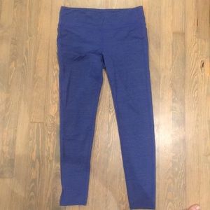 Athleta Blue Heather Yoga Tights